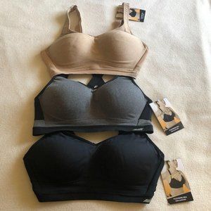 Avia Flexwire Bra High Support 36D Three (3) NWT